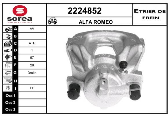 Estribo de freno SEEAC 4224852