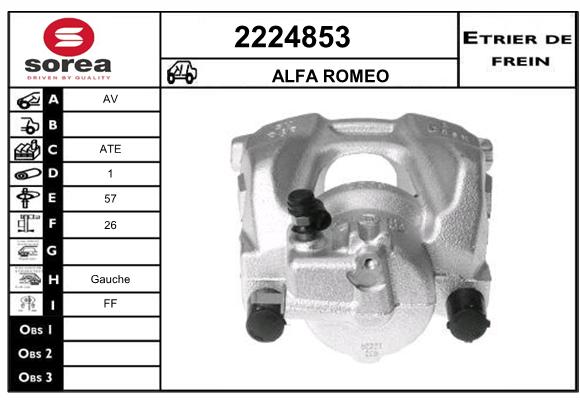 Estribo de freno SEEAC 4224853