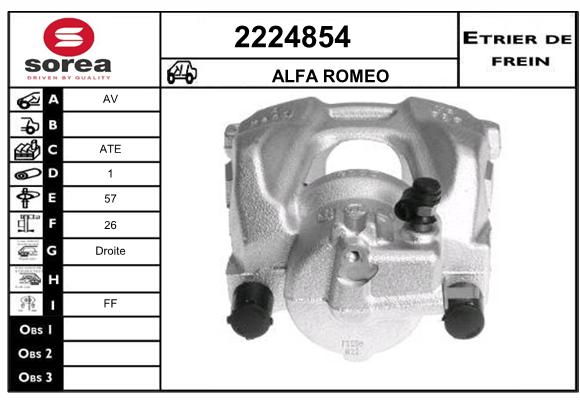 Estribo de freno SEEAC 4224854