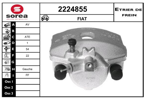 Estribo de freno SEEAC 4224855