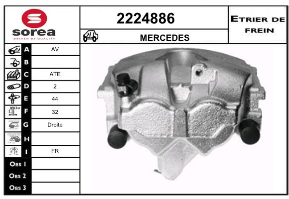 Estribo de freno SEEAC 4224886