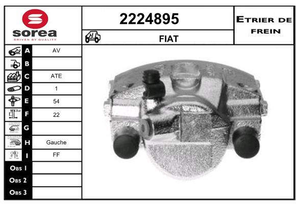 Estribo de freno SEEAC 4224895