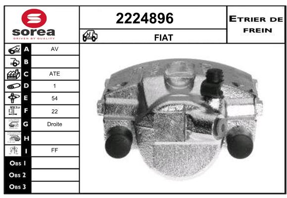 Estribo de freno SEEAC 4224896