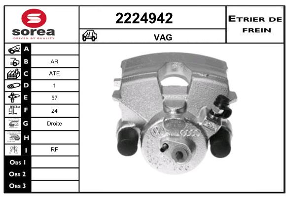 Estribo de freno SEEAC 4224942