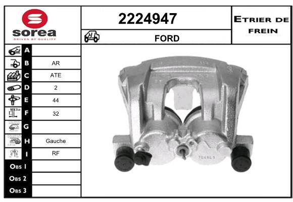 Estribo de freno SEEAC 4224947