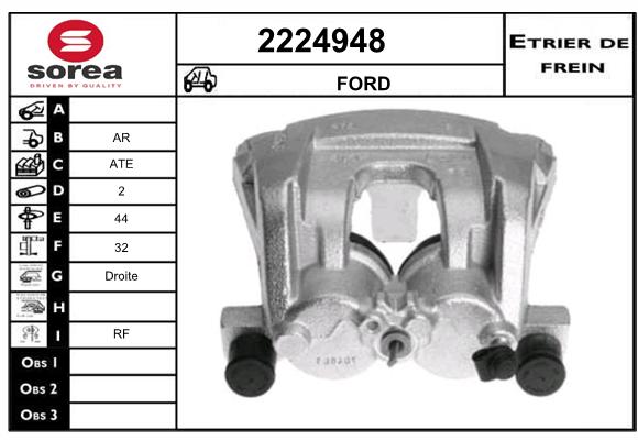 Estribo de freno SEEAC 4224948