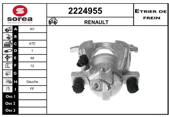 Estribo de freno SEEAC 4224955