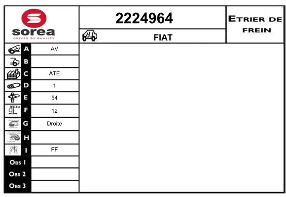 Estribo de freno SEEAC 4224964