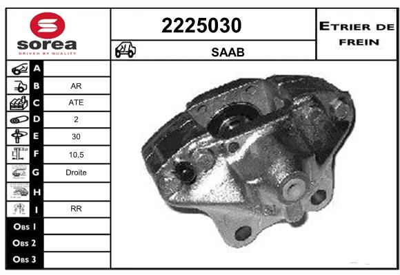 Estribo de freno SEEAC 4225030