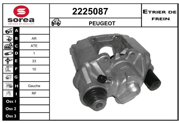 Estribo de freno SEEAC 4225087