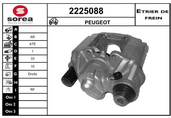 Estribo de freno SEEAC 4225088