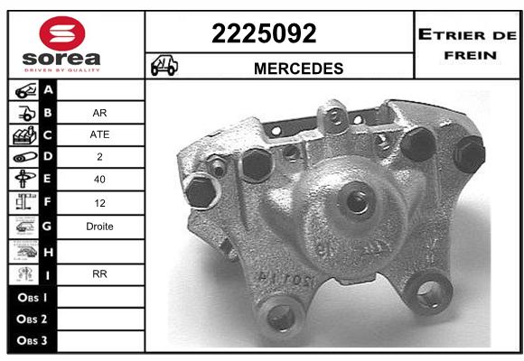 Estribo de freno SEEAC 4225092