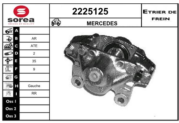 Estribo de freno SEEAC 4225125