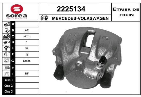 Estribo de freno SEEAC 4225134