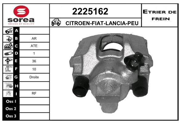 Estribo de freno SEEAC 4225162