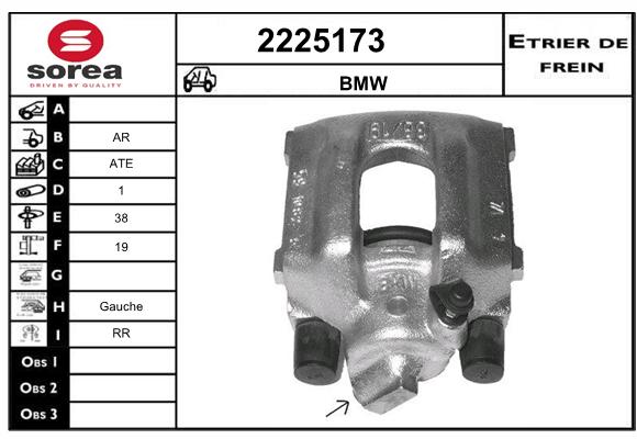 Estribo de freno SEEAC 4225173