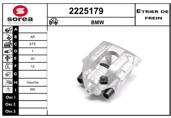 Estribo de freno SEEAC 4225179