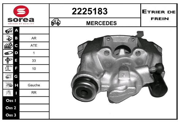 Estribo de freno SEEAC 4225183