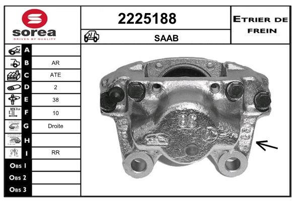 Estribo de freno SEEAC 4225188