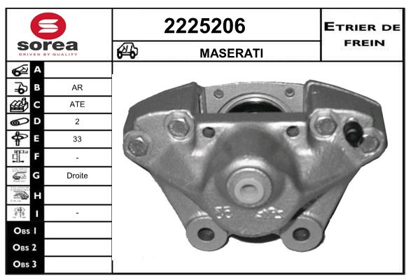 Estribo de freno SEEAC 4225206