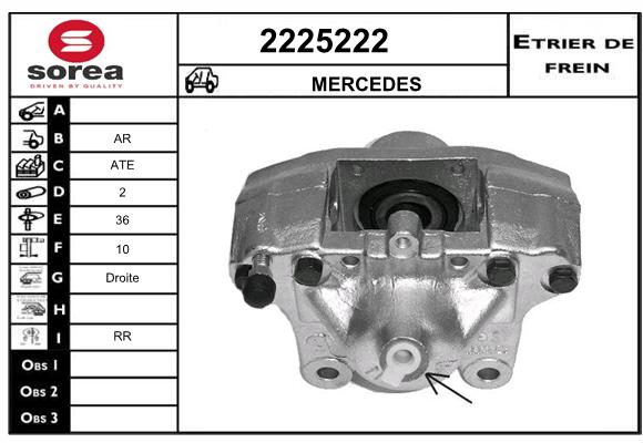 Estribo de freno SEEAC 4225222