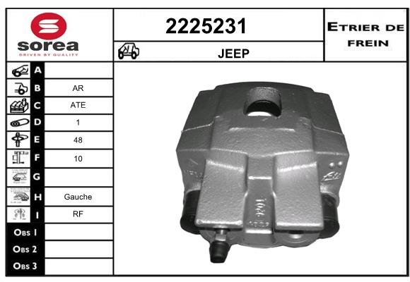 Estribo de freno SEEAC 4225231