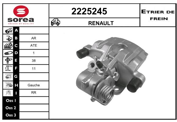 Estribo de freno SEEAC 4225245