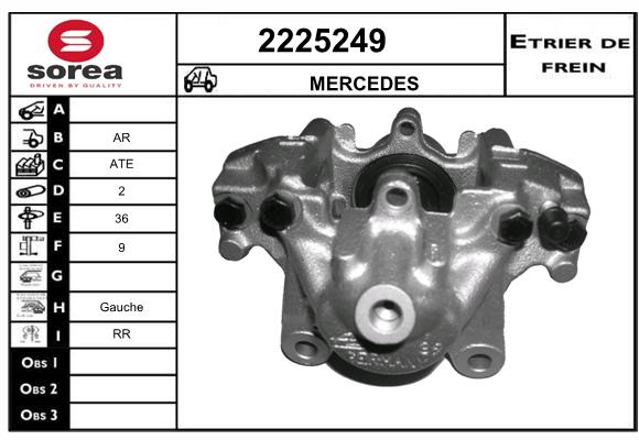 Estribo de freno SEEAC 4225249