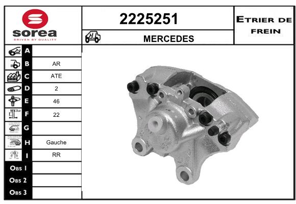 Estribo de freno SEEAC 4225251