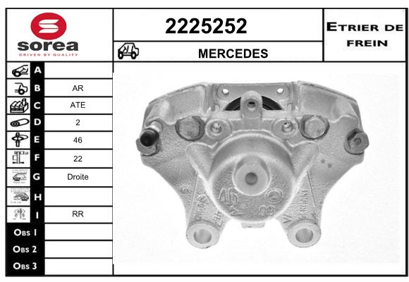 Estribo de freno SEEAC 4225252