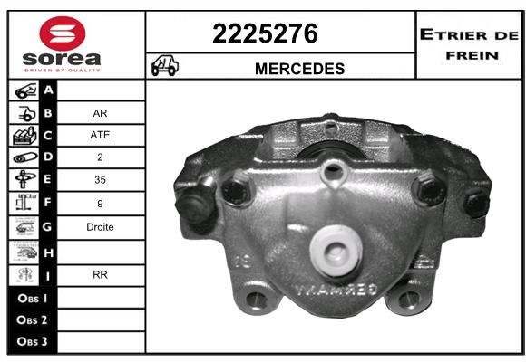 Estribo de freno SEEAC 4225276