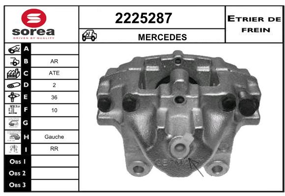 Estribo de freno SEEAC 4225287