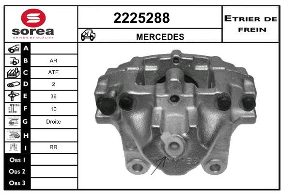 Estribo de freno SEEAC 4225288