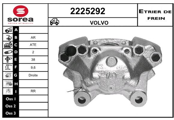 Estribo de freno SEEAC 4225292