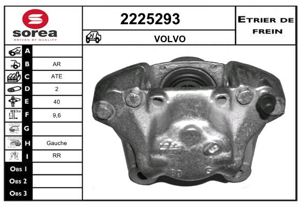 Estribo de freno SEEAC 4225293