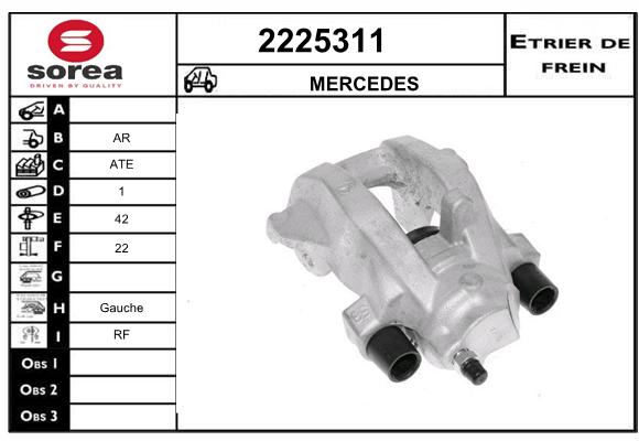 Estribo de freno SEEAC 4225311