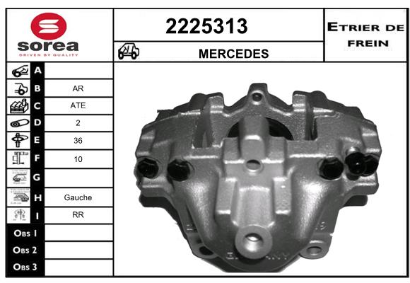 Estribo de freno SEEAC 4225313