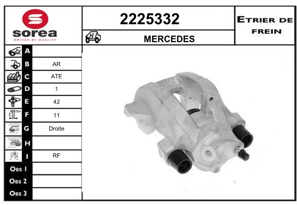 Estribo de freno SEEAC 4225332