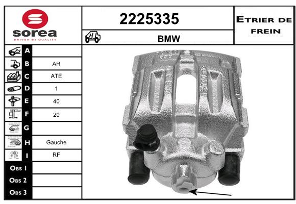 Estribo de freno SEEAC 4225335