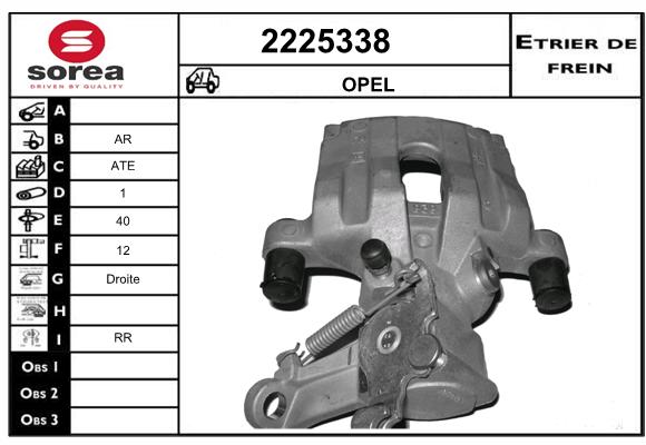 Estribo de freno SEEAC 4225338