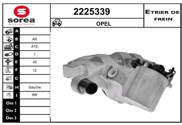 Estribo de freno SEEAC 4225339