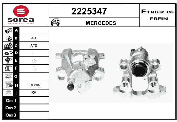 Estribo de freno SEEAC 4225347