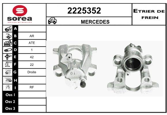 Estribo de freno SEEAC 4225352