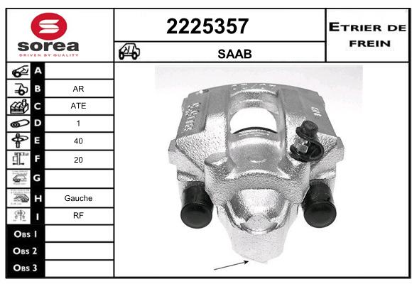 Estribo de freno SEEAC 4225357