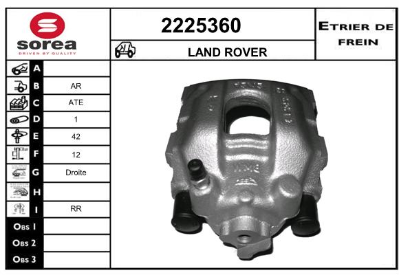 Estribo de freno SEEAC 4225360