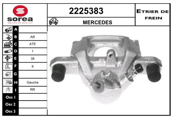 Estribo de freno SEEAC 4225383