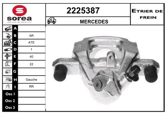 Estribo de freno SEEAC 4225387