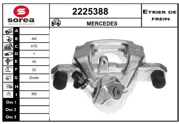 Estribo de freno SEEAC 4225388