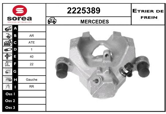 Estribo de freno SEEAC 4225389