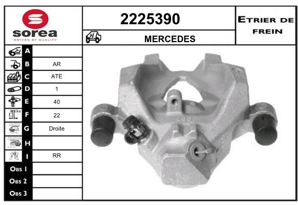 Estribo de freno SEEAC 4225390